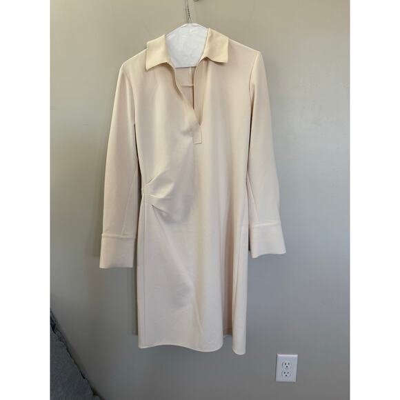 NWOT Women’s Vince Rugby Long Sleeve Dress in Off White SZ 6 - Picture 3 of 7